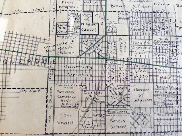 1946 City Engineer map.